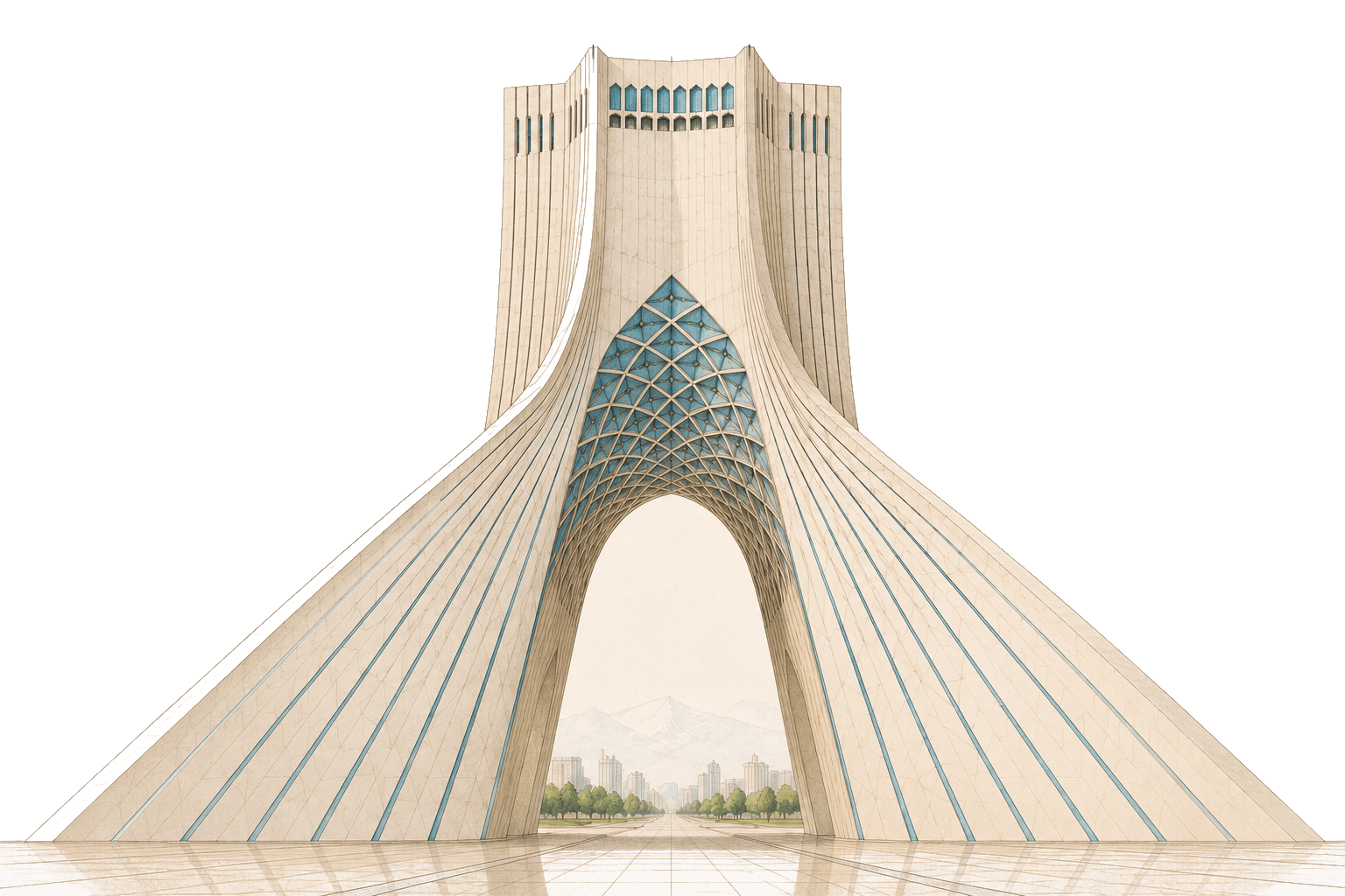 Azadi Tower, Tehran